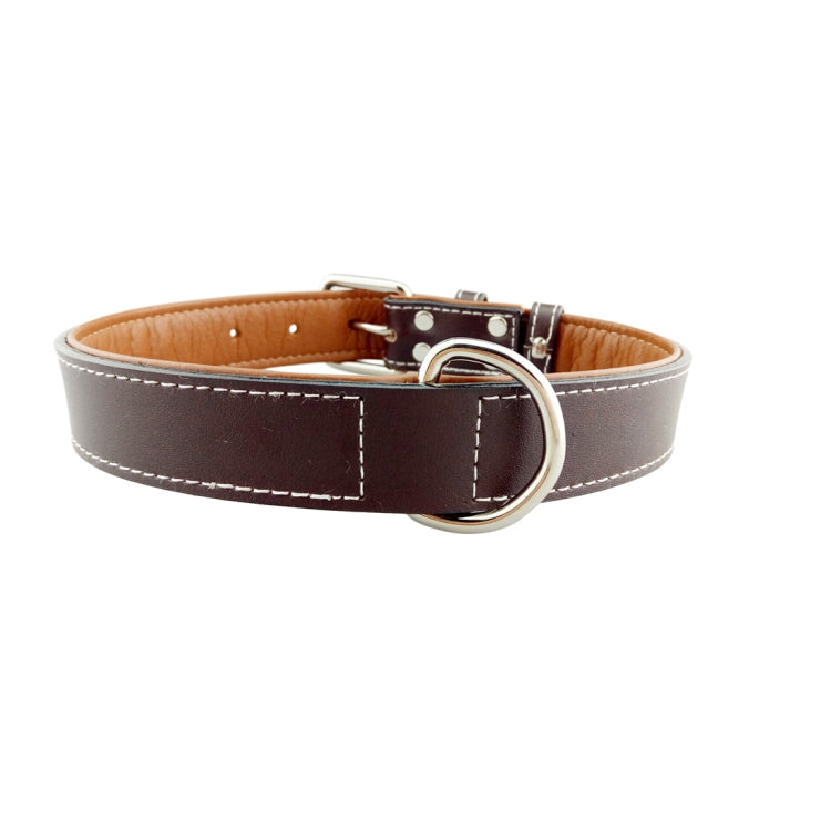 Leather Pet Dog Collar Pet Products Big Dog Collar, Size: 2XL, 3.5 * 70cm
