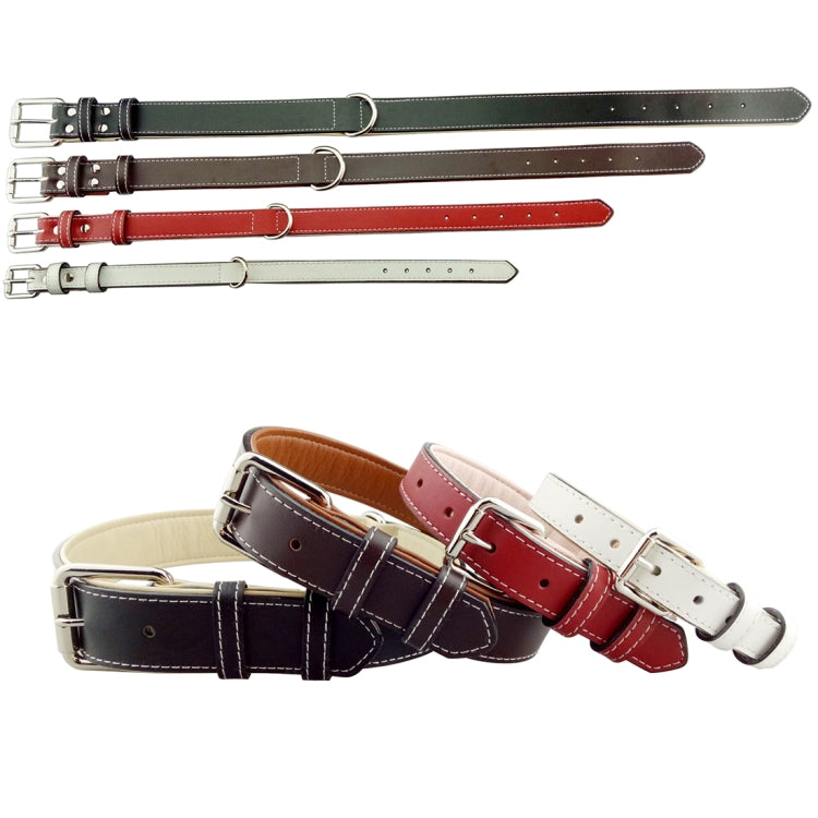 Leather Pet Dog Collar Pet Products Big Dog Collar, Size: 2XL, 3.5 * 70cm