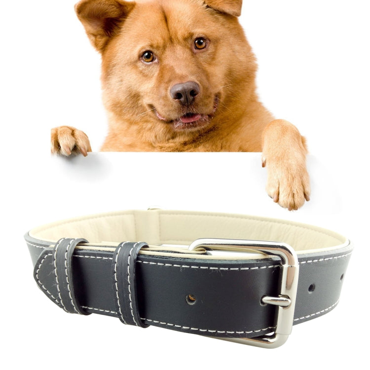 Leather Pet Dog Collar Pet Products Big Dog Collar, Size: XL, 3 * 60cm