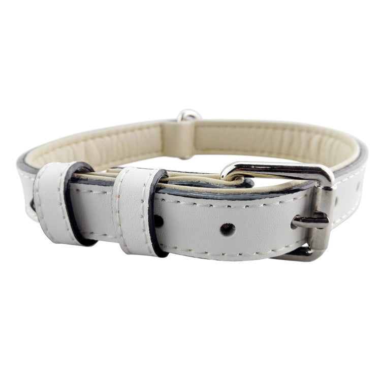 Leather Pet Dog Collar Pet Products Big Dog Collar, Size: M, 2 * 42cm