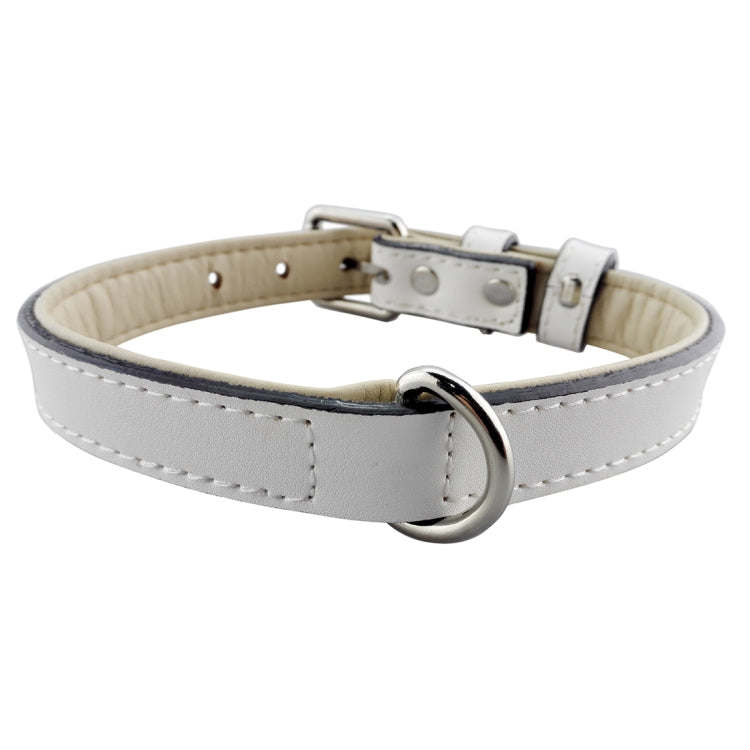 Leather Pet Dog Collar Pet Products Big Dog Collar, Size: M, 2 * 42cm