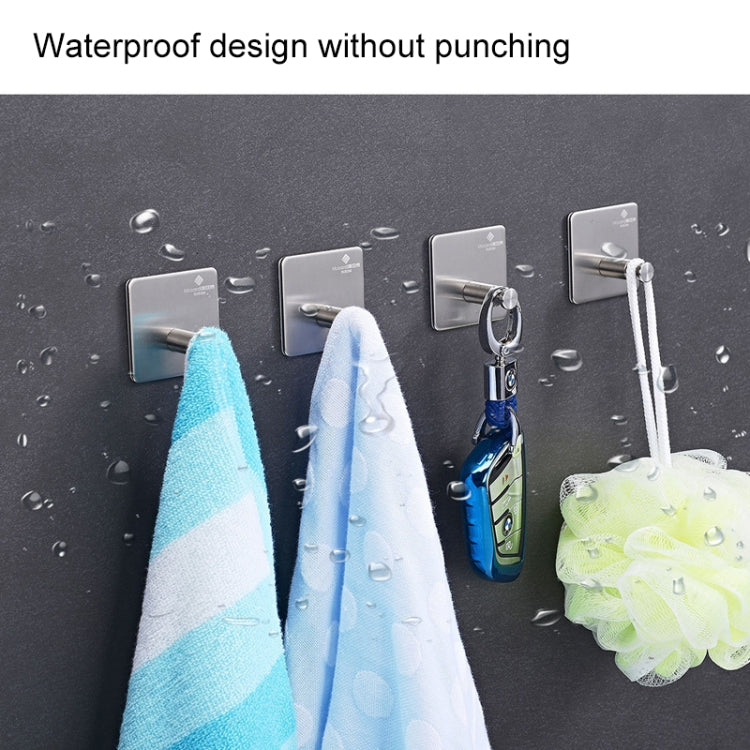 MYD-1035 Stainless Steel Hanger Bathroom Non-perforated Storage Clothes Hook