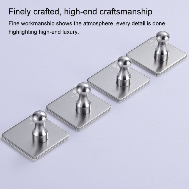 MYD-1034 Stainless Steel Hanger Bathroom Non-perforated Storage Clothes Hook