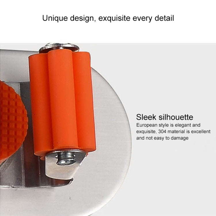Stainless Steel Broom mop Clip Chopsticks Barrel Multi-function Kitchen Punching-free Wall-mounted Holder Storage Rack