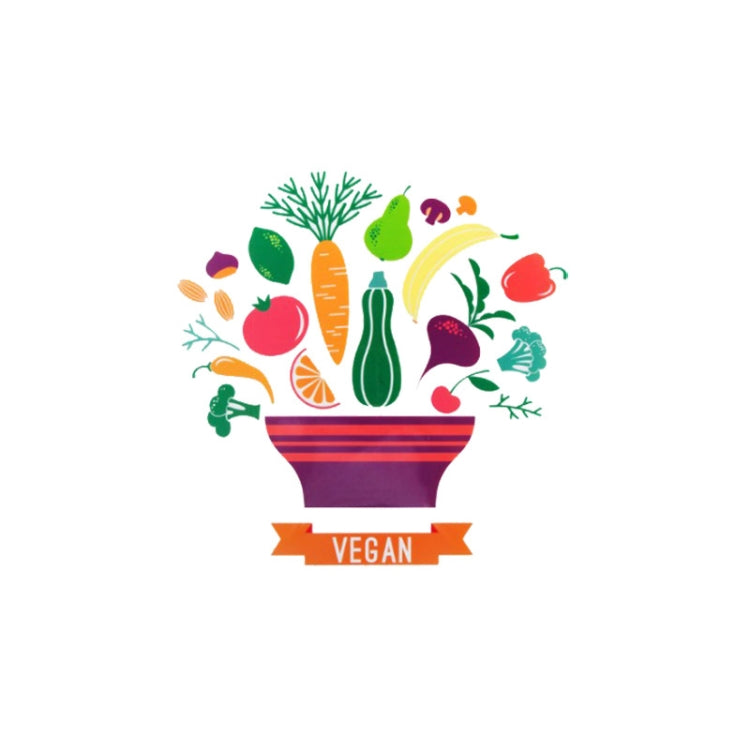 5 PCS Fruit Vegetable Pattern Household Kitchen Self-adhesive High Temperature Resistance Oil Resistant Wall Stickers Size: 60x90cm
