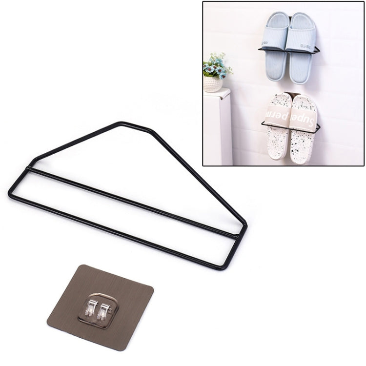 5 PCS G205 Household Wall-mounted Triangle Shoe Storage Rack (Black)
