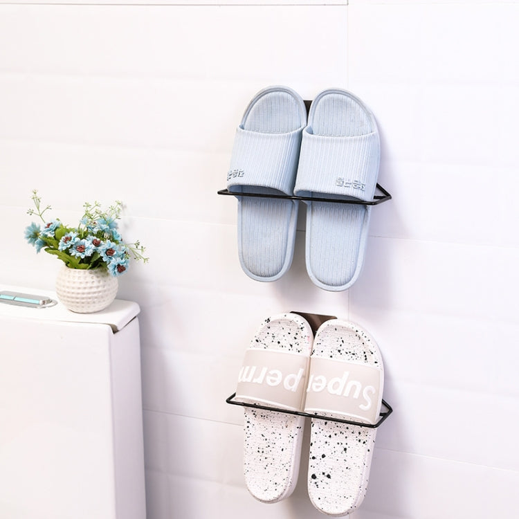 5 PCS G205 Household Wall-mounted Triangle Shoe Storage Rack (Black)