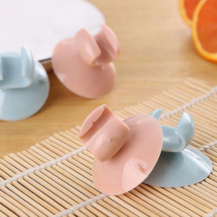 10 PCS J202 Kitchen Suction Cup Plastic Rice Cooker Rice Spoon Rack, Random Color Delivery