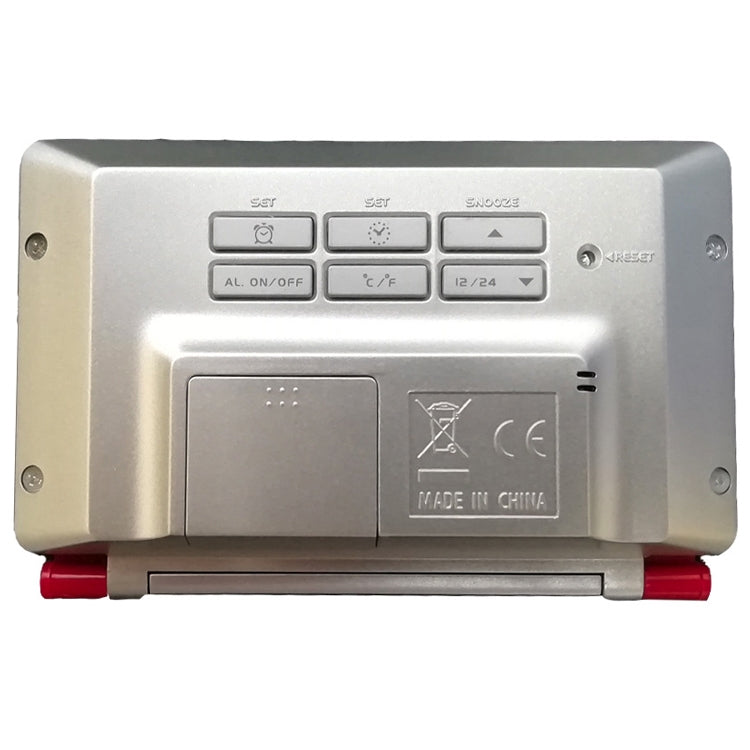 AQ-141 Electronic Alarm Clock Travel Clock Multifunction LCD Large Screen Folding Desk Clock, Random Color Delivery