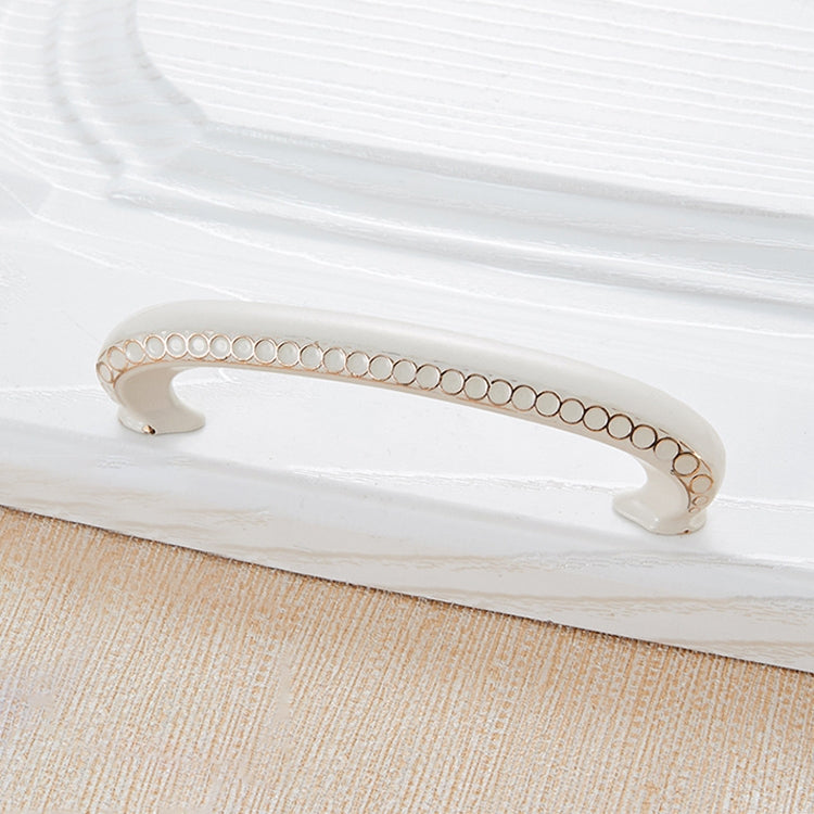 2 PCS 6061_128 Ivory Cabinet Wardrobe Handle