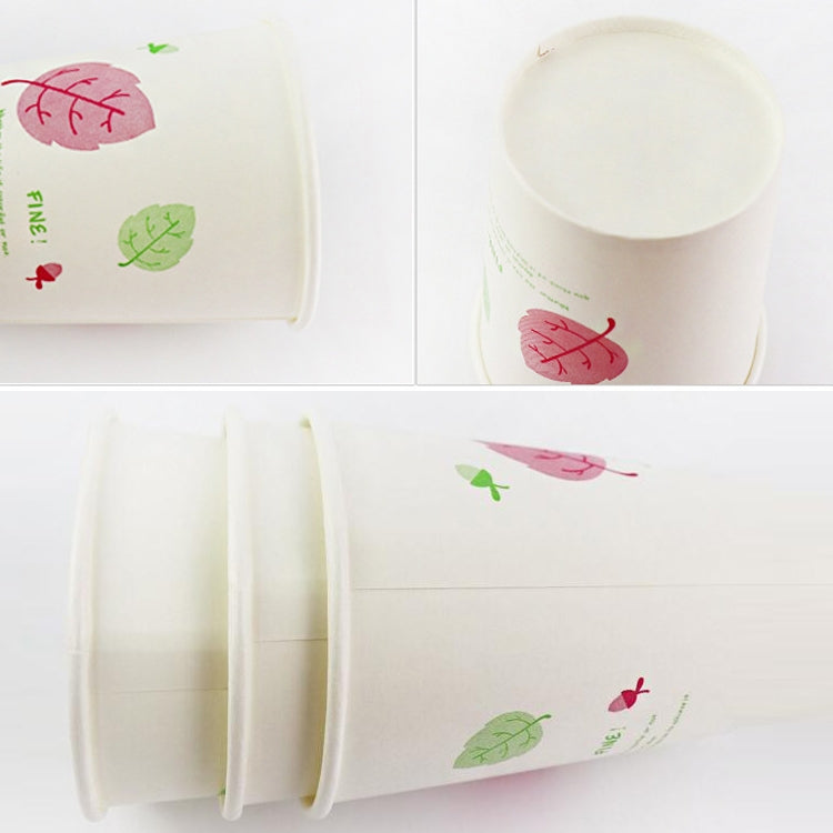 50 PCS Household Office Printed Disposable Paper Cup