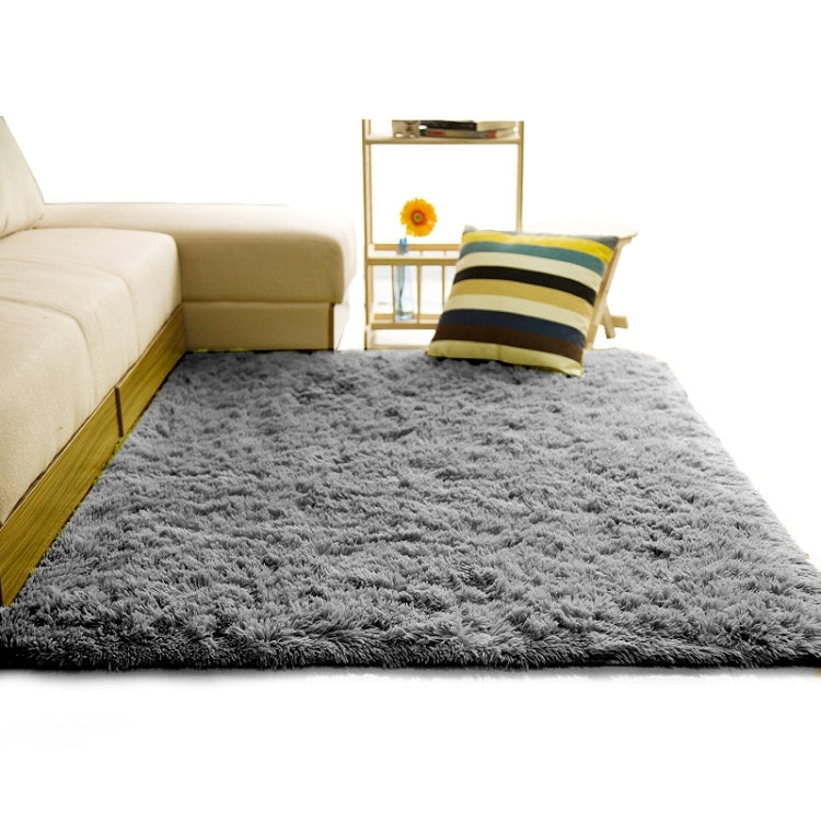 Bedroom Living Room Warm Faux Plush Carpet Floor Fluffy Soft Mat, Sizeï¼š200x400cm(Wine Red)