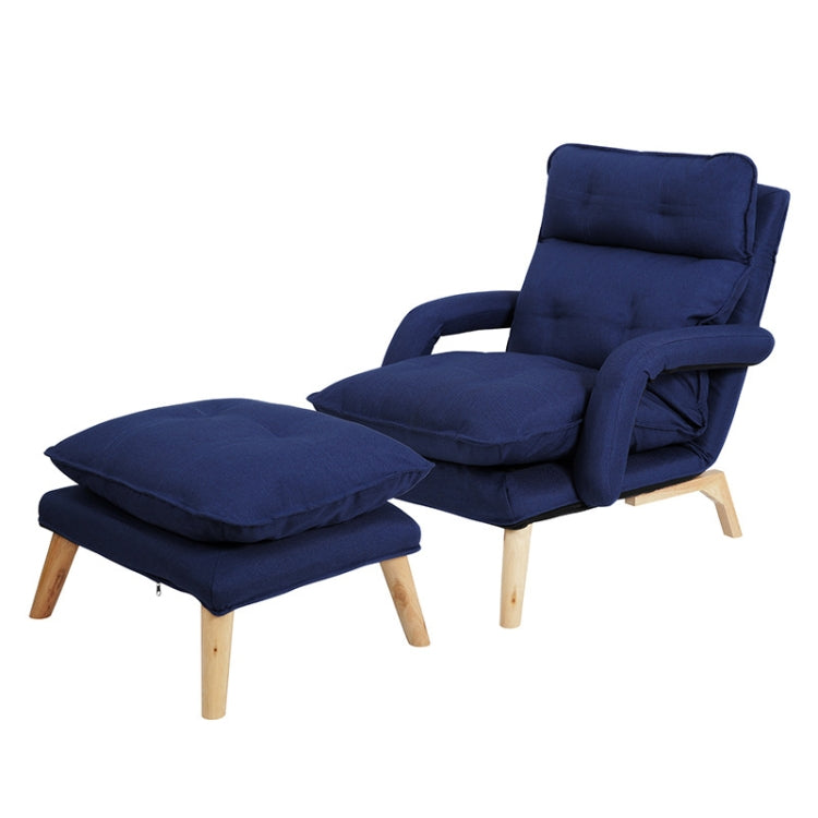 F3 Lazy Sofa Armrest Bedroom Leisure Japanese Folding Fabric Lounge Chair