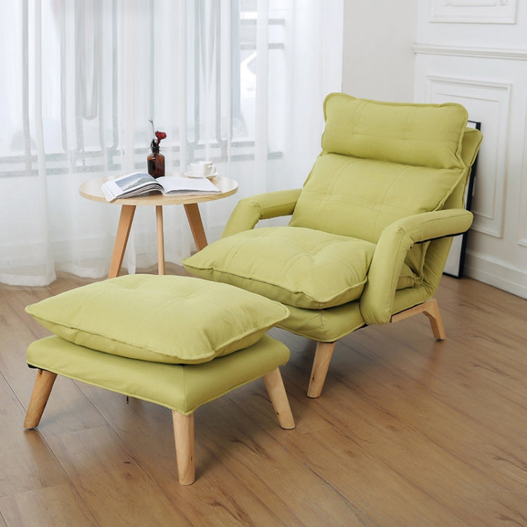 F3 Lazy Sofa Armrest Bedroom Leisure Japanese Folding Fabric Lounge Chair