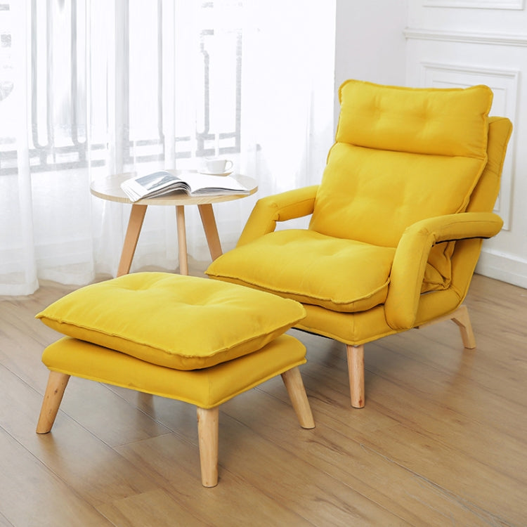 F3 Lazy Sofa Armrest Bedroom Leisure Japanese Folding Fabric Lounge Chair