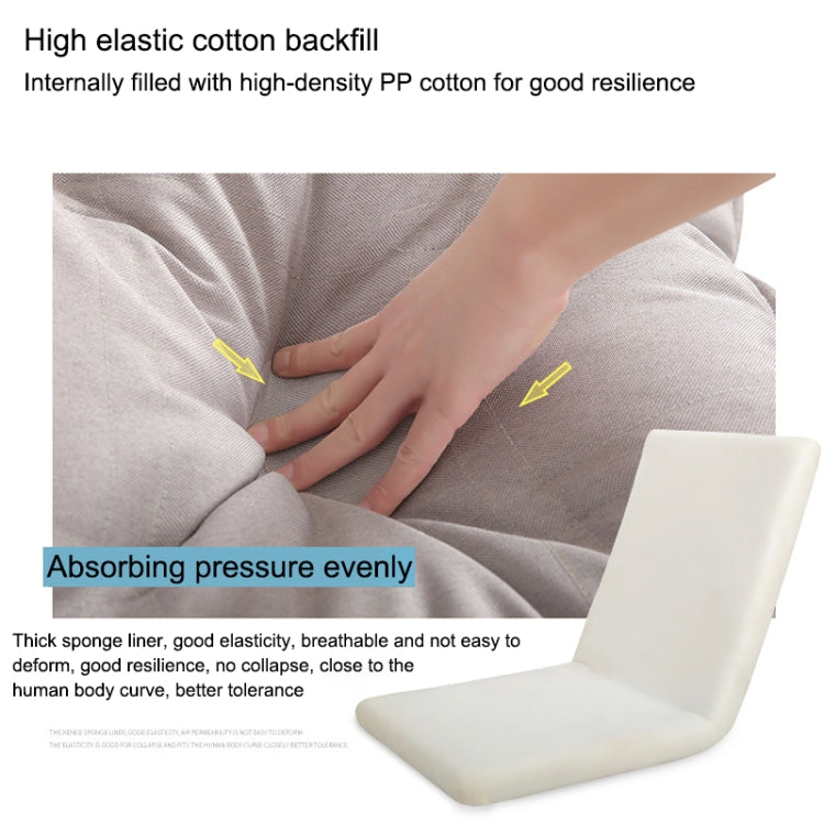 F3 Lazy Sofa Armrest Bedroom Leisure Japanese Folding Fabric Lounge Chair