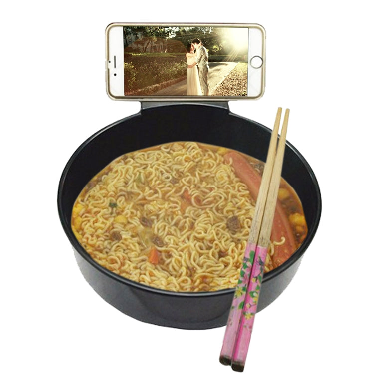 Creative Multi-functional Noodle Bowl Tableware with Phone Holder