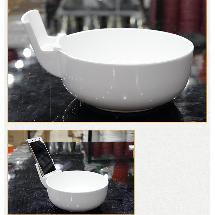 Creative Multi-functional Noodle Bowl Tableware with Phone Holder