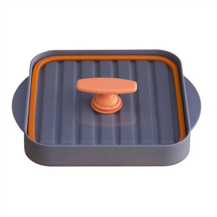 Crispy Bacon Bakeware Pan Nonstick Barbecue Pad Baking Pan Microwave Oven Pad Kitchen Tools, Size: 30.5 x 25.0 x 7.0cm