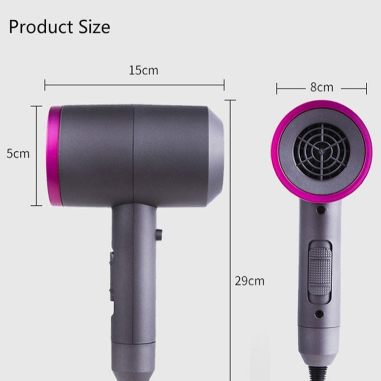 Household High-power Silent  Blow Dryer,Constant Temperature Hot and Cold Negative Ion Hair Drier, UK Plug