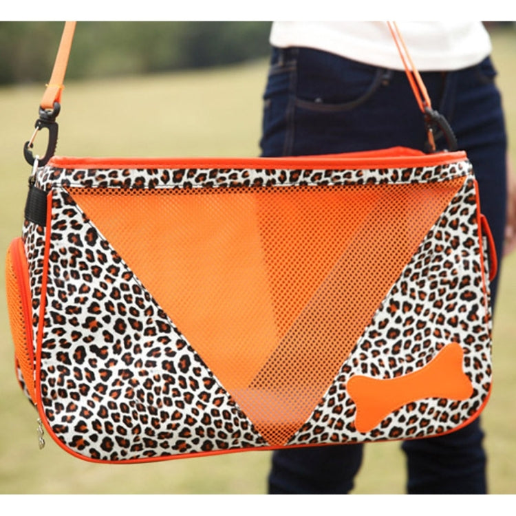 DODOPET MG-866 Portable Pet Handbag Shoulder Bag for Cat / Dog and Other Pets Small , Size : 44*27*18.5cm(Orange)