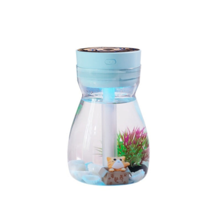 QW-068 380ml Mini USB Air Humidifier Home Office Mute Phoenix Colorful Lamp Automatic Alcohol Sprayer