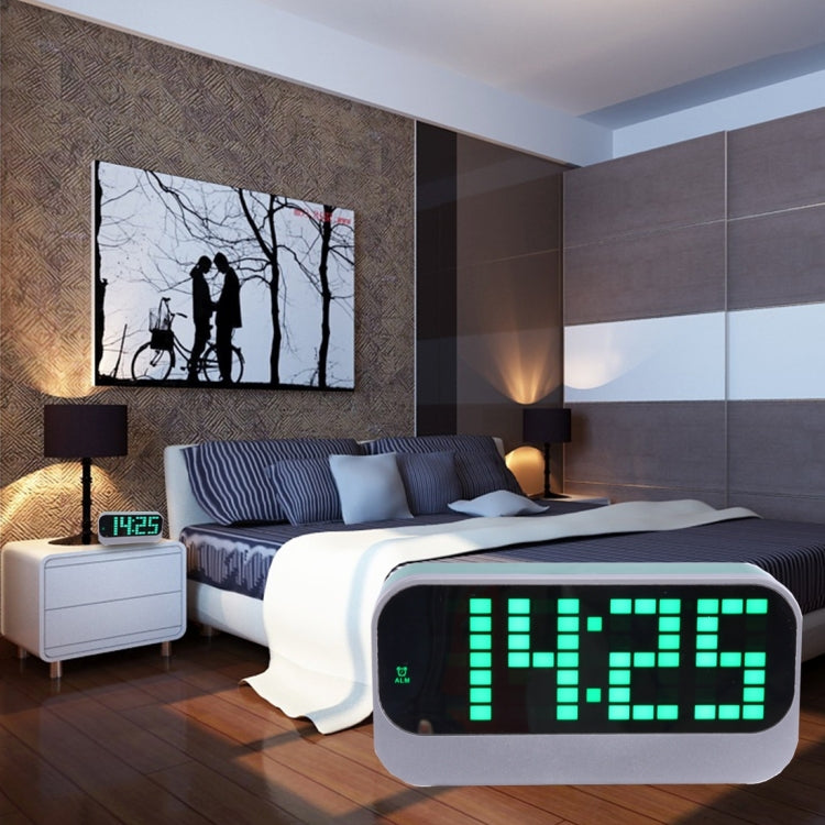 Desk Table Digital Backlight LED Alarm Clock with Time & Calendar & Temperature Display