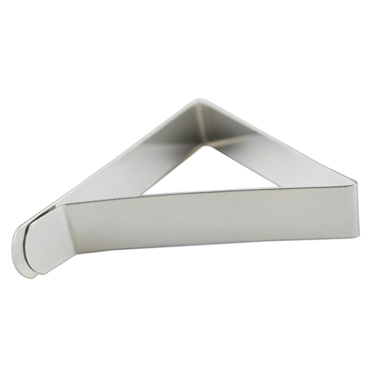 10 PCS Stainless Steel Tablecloth Clip Adjustable Triangle Clamp Holder