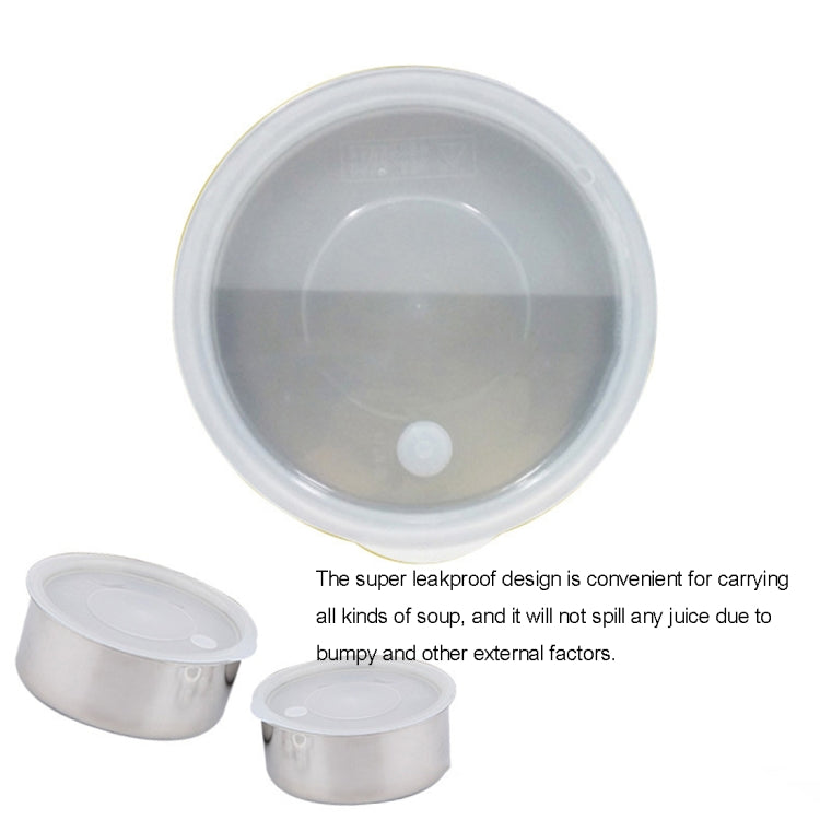 1.2L Single Layer 250W Multi-function Stainless Steel Inner Insulated Cooking and Heating Lunch Boxes, Size: 17*16cm