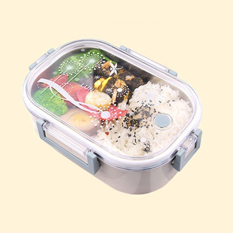 980ml Stainless Steel Insulated Children Adult Lunch Boxes Container Airtight Preserving Box