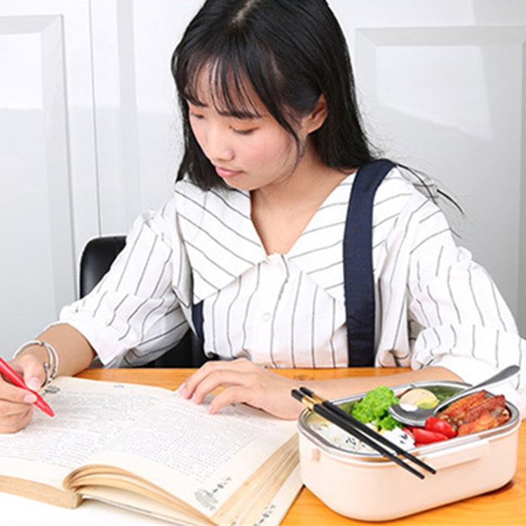 980ml Stainless Steel Insulated Children Adult Lunch Boxes Container Airtight Preserving Box