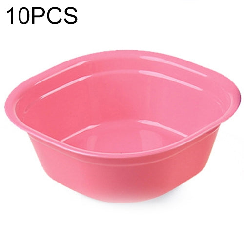 10 PCS Household Square Thickening Plastic Washbowl Kitchen Bathroom Washing Basin, Size: 31cm x 31cm x 11cm