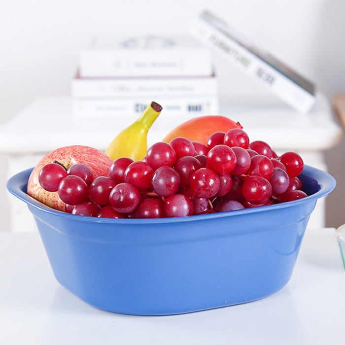 10 PCS Household Square Thickening Plastic Washbowl Kitchen Bathroom Washing Basin, Size: 24.5cm x 24.5cm x 9cm
