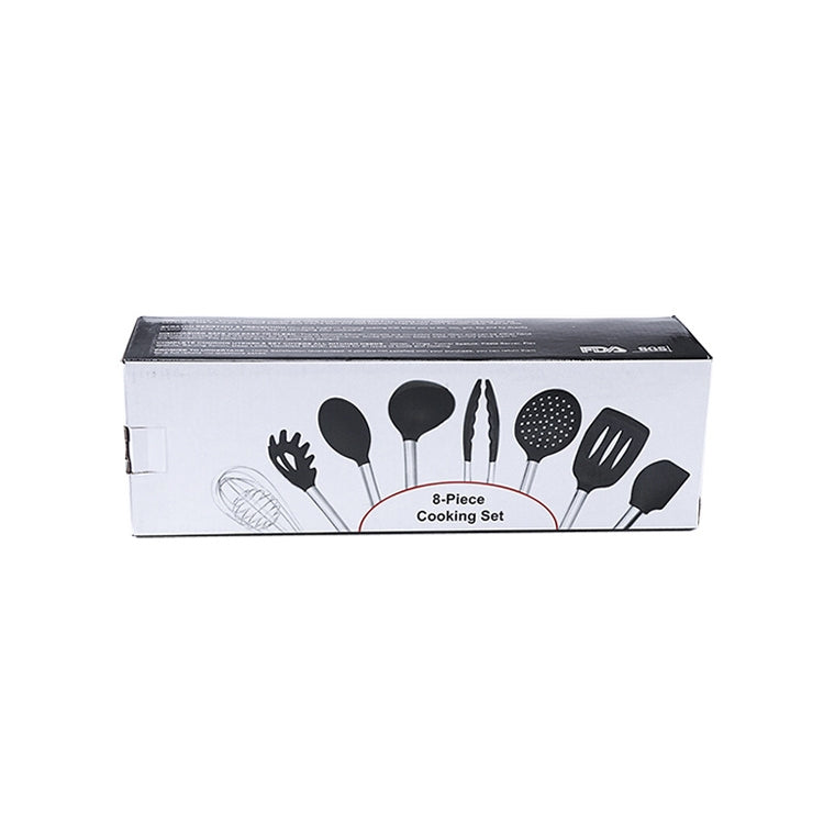 kn430 8 in 1 Silicone + Stainless Steel Kitchen Tools Set