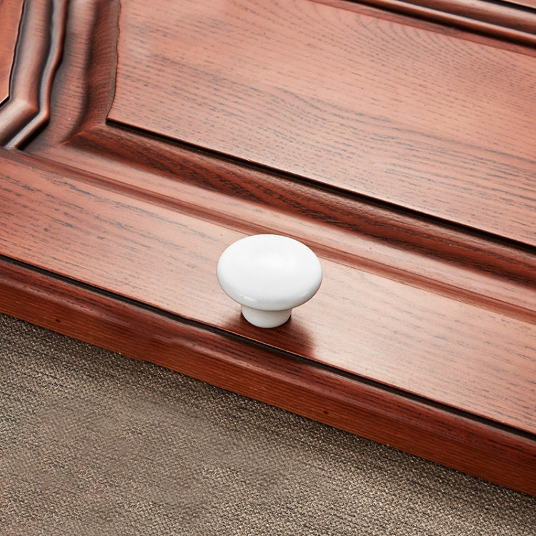 20 PCS 5077 White Ceramic Closet Cabinet Handle
