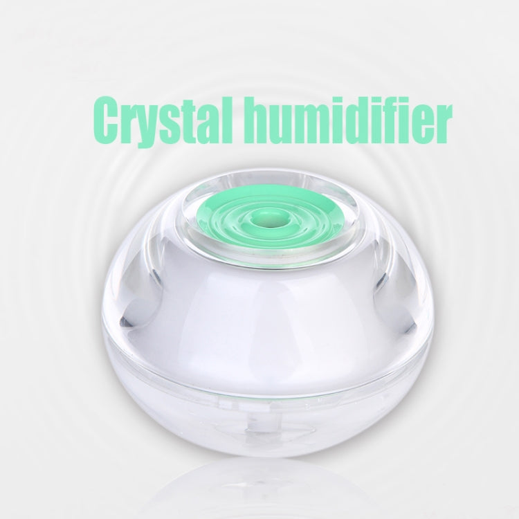 Sunshine XJ-03 2W Portable Crystal Ultrasonic Air Humidifier with LED Night Light, Water Tank Capacity: 120ml, DC 5V