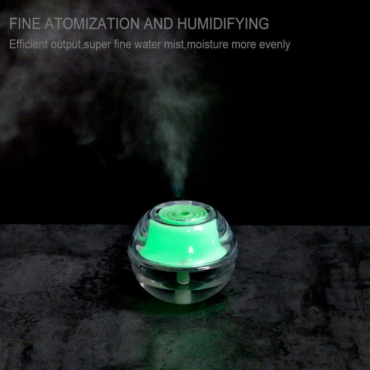 Sunshine XJ-03 2W Portable Crystal Ultrasonic Air Humidifier with LED Night Light, Water Tank Capacity: 120ml, DC 5V