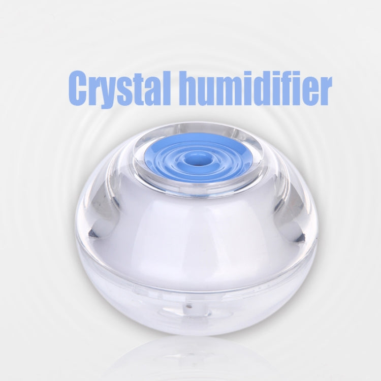 Sunshine XJ-03 2W Portable Crystal Ultrasonic Air Humidifier with LED Night Light, Water Tank Capacity: 120ml, DC 5V
