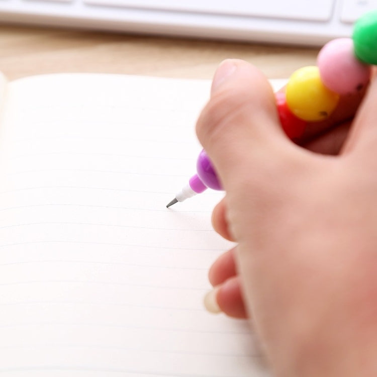 10 PCS Creative Stationery Children Cartoon Candy Colorful Do Not Cut Pencil