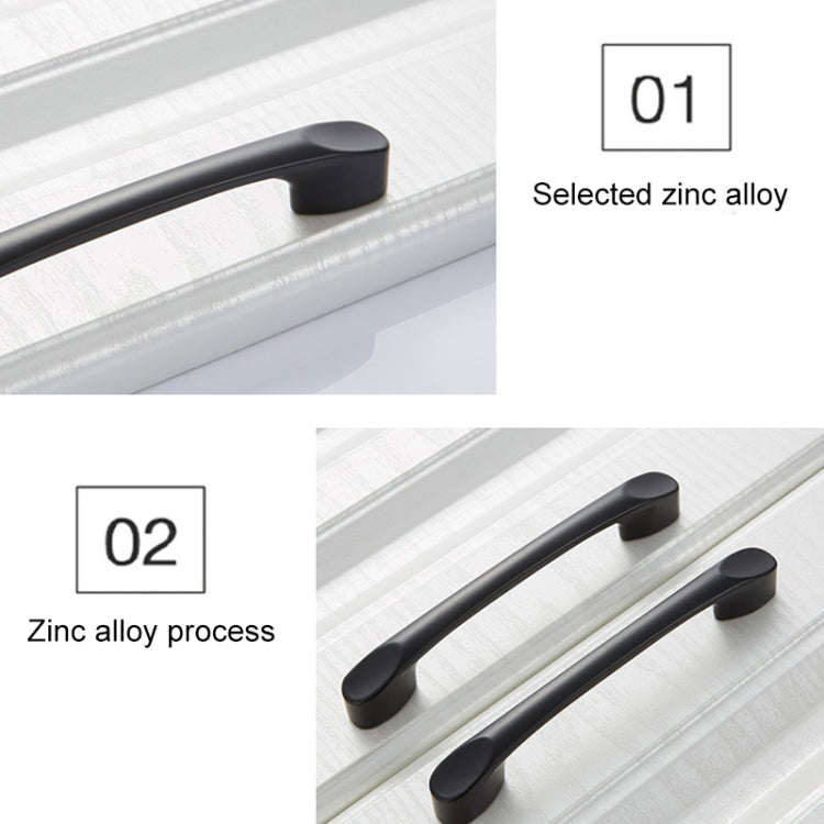 5 PCS 4203 Single Hole Simple Zinc Alloy Closet Cabinet Handle