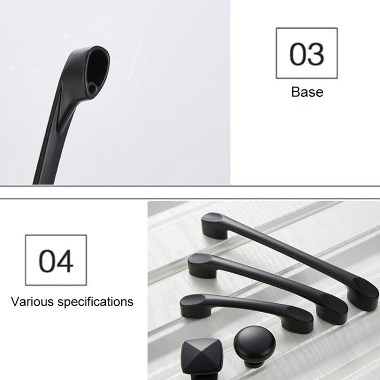5 PCS 4203 Single Hole Simple Zinc Alloy Closet Cabinet Handle