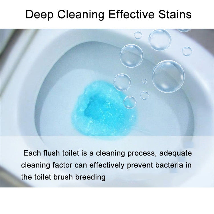50 PCS Blue Bubble Toilet Cleaner Deodorant