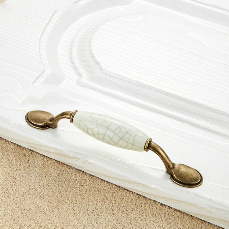 10 PCS 5018_96 Ceramic Crack Closet Cabinet Handle Pitch: 96mm