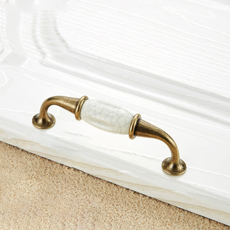 5 PCS 5025_96 Ceramic Crack Closet Cabinet Handle Pitch: 96mm