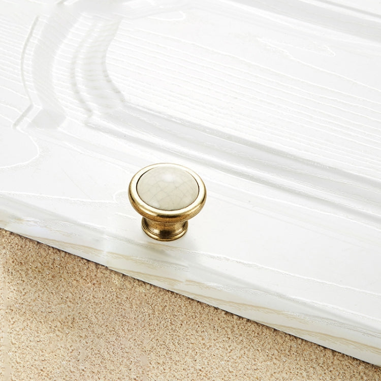 5 PCS 5089 Single Hole Ceramic Crack Closet Cabinet Handle
