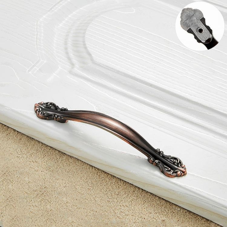 5 PCS 6032A_96 Red Ancient Paint Closet Cabinet Handle Pitch: 96mm