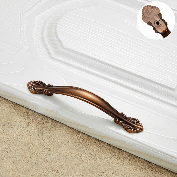 5 PCS 6032A_96 Coffee Paint Closet Cabinet Handle Pitch: 96mm