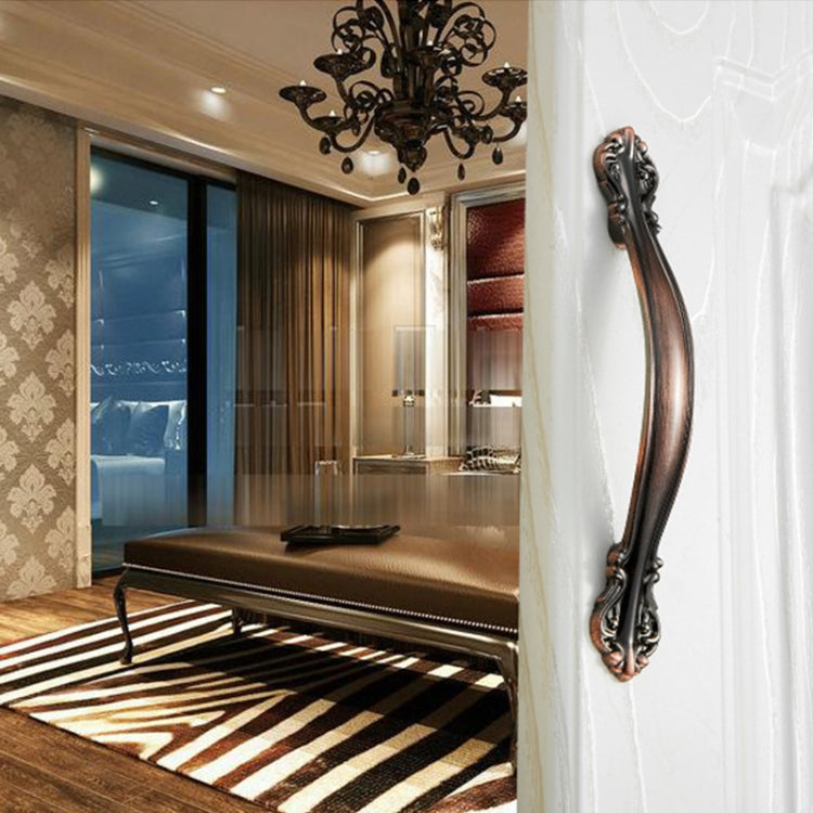5 PCS 6032A_128 Red Ancient Paint Closet Cabinet Handle Pitch: 128mm