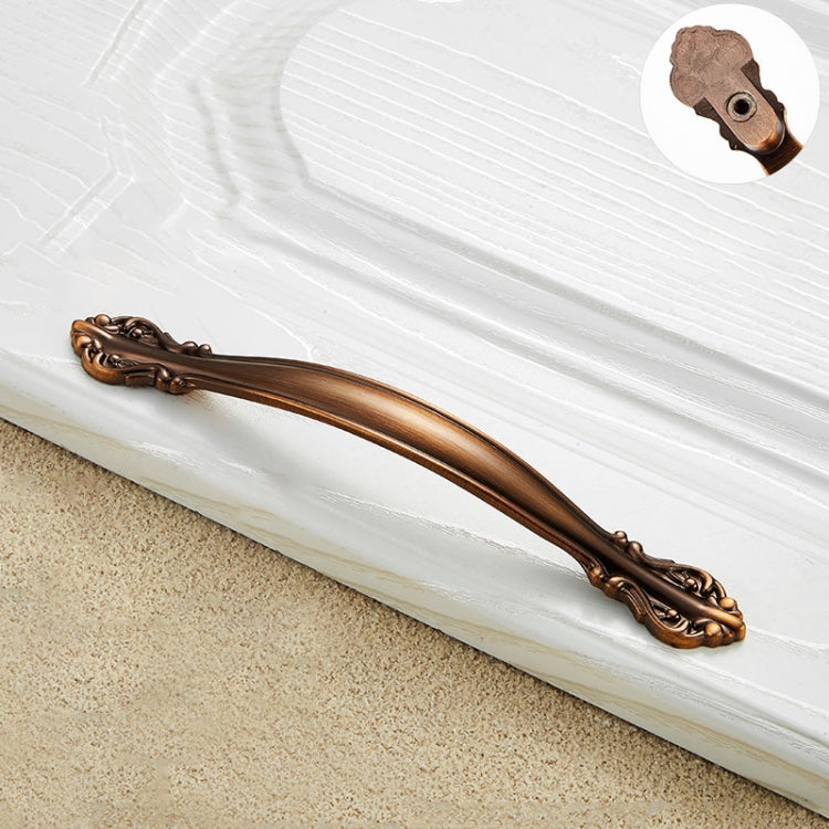 5 PCS 6032A_128 Coffee Paint Closet Cabinet Handle Pitch: 128mm