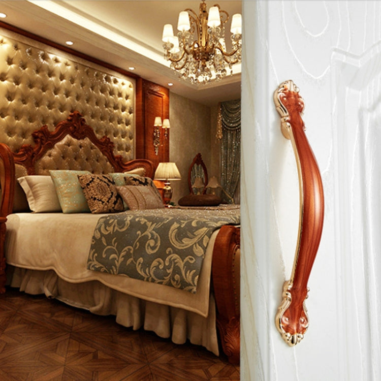 10 PCS 6032B_96 Red Amber Paint Closet Cabinet Handle Pitch: 96mm